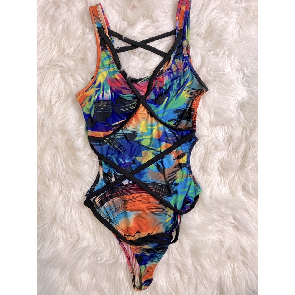 Multicolor 1 Piece Swim